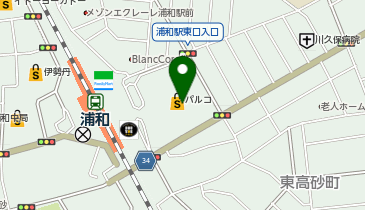 Zoff 浦和パルコ店の地図画像