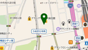 Zoff グランフロント大阪店の地図画像