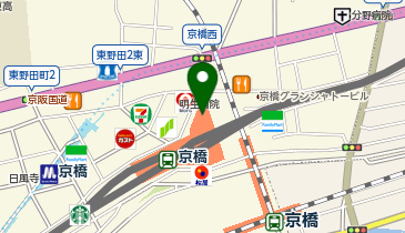 Zoff 京橋京阪モール店の地図画像