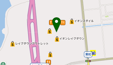 Zoff イオンレイクタウンmori店の地図画像