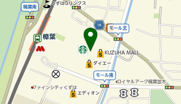 Zoff くずはモール店の地図画像