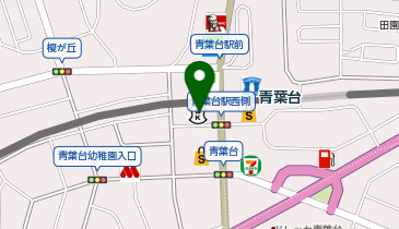 Zoff 青葉台東急スクエア店の地図画像