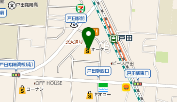 Zoff T-FRONTE戸田駅前店の地図画像