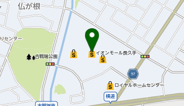 Zoff イオンモール長久手店の地図画像