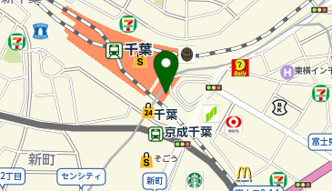 Zoff ペリエ千葉エキナカ店の地図画像