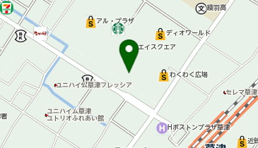 Zoff 草津エイスクエア店の地図画像