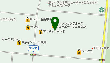 Zoff ひたちなかファッションクルーズ店の地図画像