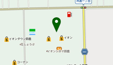 Zoff イオンモール鈴鹿店の地図画像