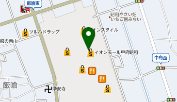 Zoff イオンモール甲府昭和店の地図画像