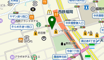 Zoff 天神ソラリアプラザ店の地図画像