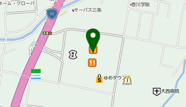 Zoff ゆめタウン高松店の地図画像