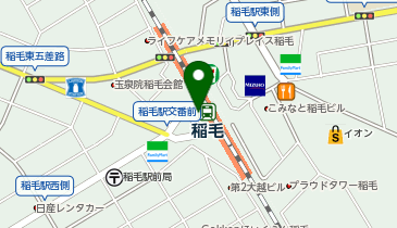 Zoff ペリエ稲毛店の地図画像