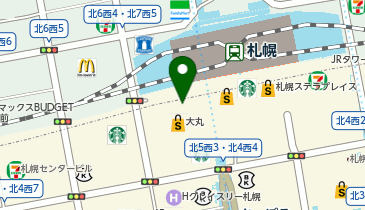 Zoff 大丸札幌店の地図画像
