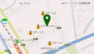 Zoff Marche コクーンシティさいたま新都心店の地図画像