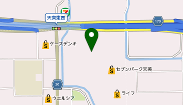 Zoff セブンパーク天美店の地図画像