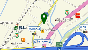 Zoff ラクア緑井店の地図画像