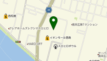 Zoff イオンモール徳島店の地図画像