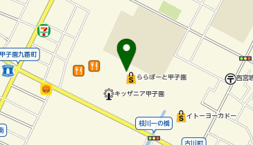 Zoff ららぽーと甲子園店の地図画像
