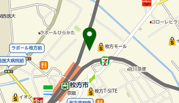 Zoff 枚方モール店の地図画像