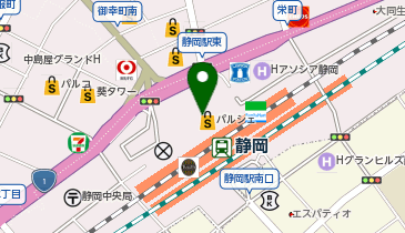 Zoff 静岡パルシェ店の地図画像