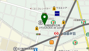 Zoff 自由が丘メープル通り店の地図画像