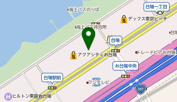 Zoff アクアシティお台場店の地図画像