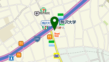 Zoff 駒沢大学駅前店の地図画像