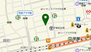 リカーマウンテン 平塚店の地図画像