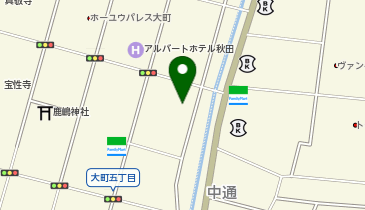 リカーマウンテン 秋田川反店の地図画像