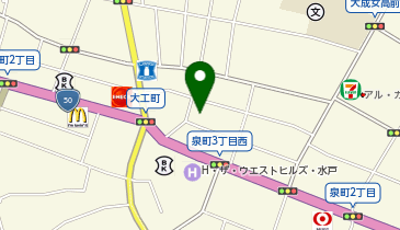 リカーマウンテン 水戸大工町店の地図画像