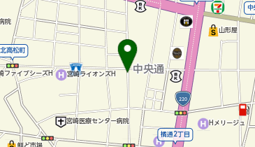 リカーマウンテン 宮崎中央通店の地図画像