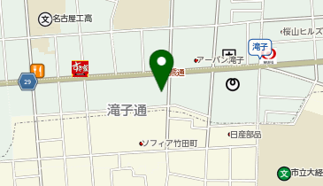 リカーマウンテン 滝子店の地図画像