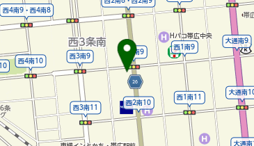 リカーマウンテン 帯広店の地図画像