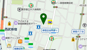 リカーマウンテン 【3月25日OPEN】歌舞伎町2丁目店の地図画像