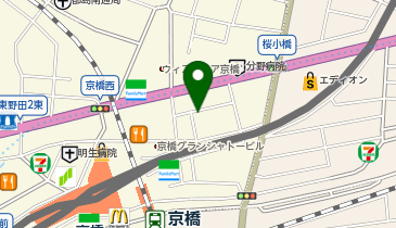 リカーマウンテン 京橋店の地図画像