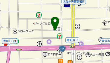 リカーマウンテン 大分都町店の地図画像