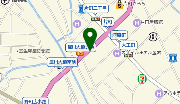 リカーマウンテン 金沢片町1丁目店の地図画像
