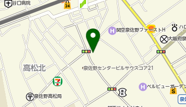 個別指導学院フリーステップ 泉佐野教室の地図画像