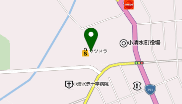 サツドラ小清水店の地図画像