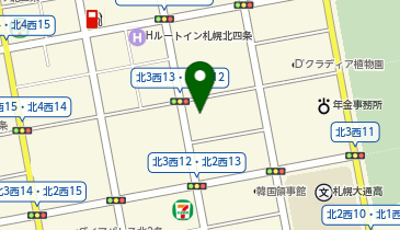 サツドラ 北3条店の地図画像