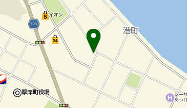 サツドラ厚岸店の地図画像