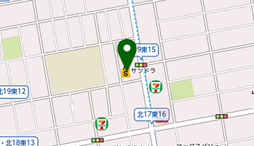 サツドラ北19条店の地図画像