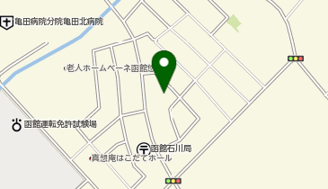 サツドラ函館石川店の地図画像