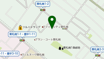 サツドラ東札幌店の地図画像