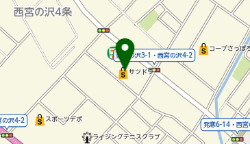 サツドラ西宮の沢4条店の地図画像