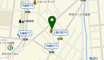 サツドラ函館大縄店の地図画像