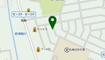 サツドラ虹ケ丘店の地図画像