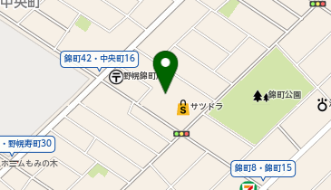 サツドラ江別錦店の地図画像