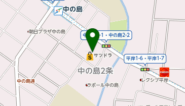 サツドラ中の島店の地図画像
