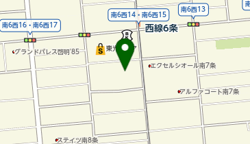 サツドラ西線店の地図画像